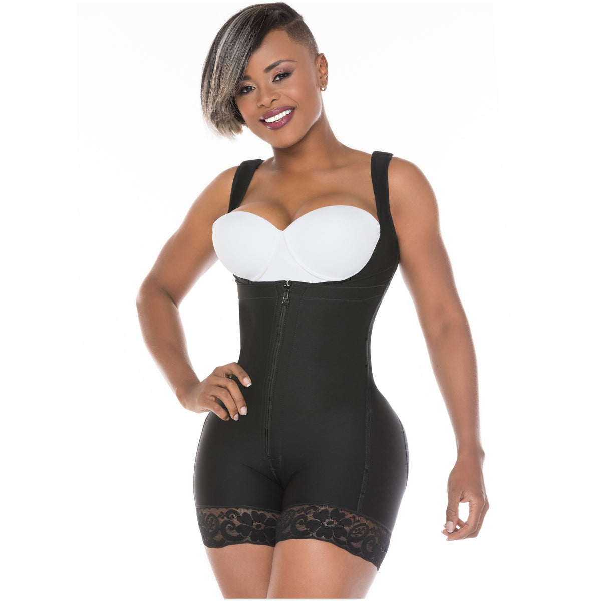 Fajas Salome 0217 Women's Postsurgery Body Shaper Levanta Glúteos