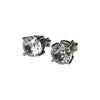 Silver Swarovski Earrings Zarcillos Aretes De Plata Ley 950 Stud
