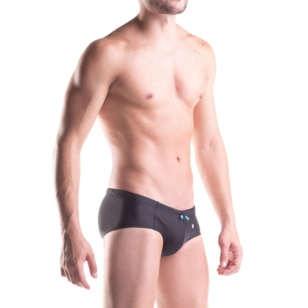 BaÃ±ador Playa Sidney Negro Microfibra