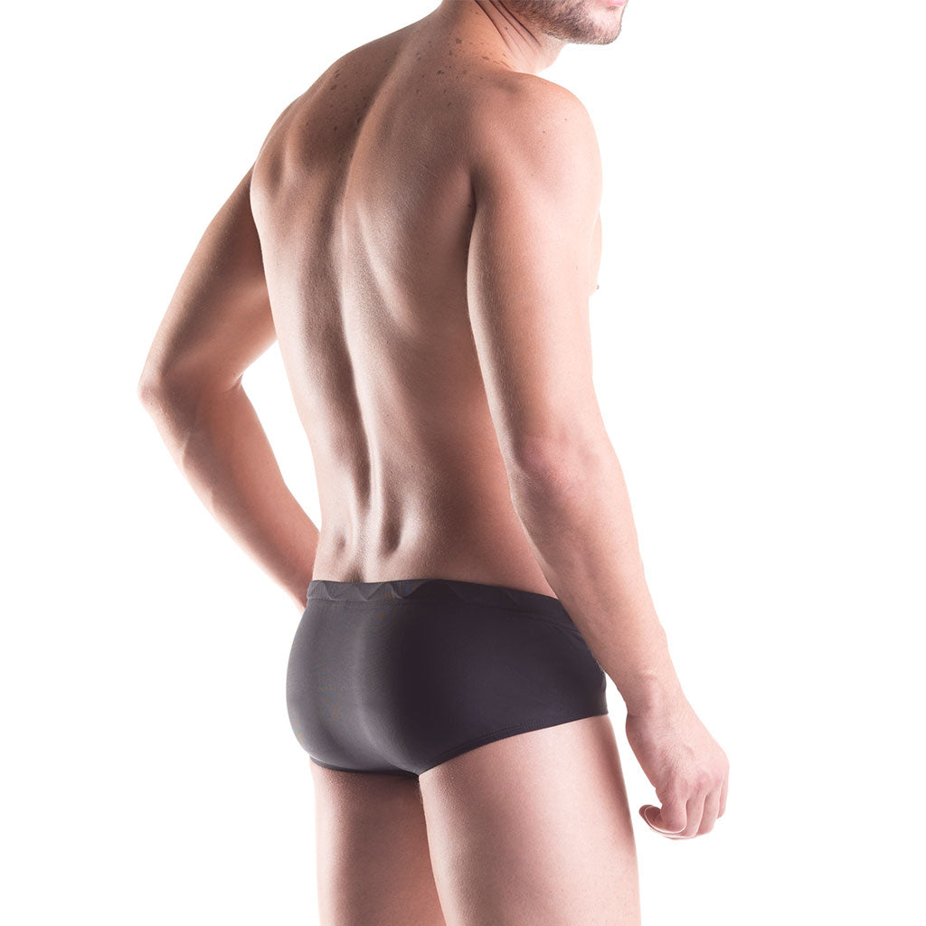 BaÃ±ador Playa Sidney Negro Microfibra