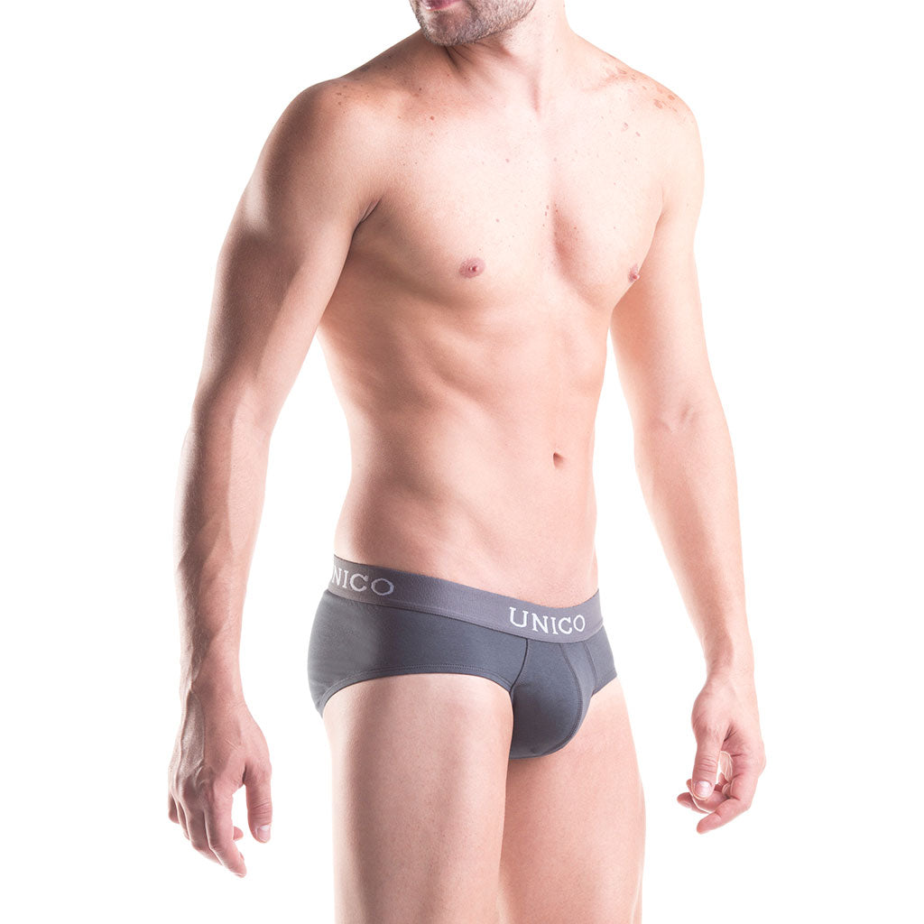 Brief Algodon Asfalto